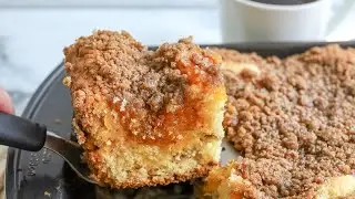 Apricot Buttermilk Coffee Cake with Streusel Topping Recipe