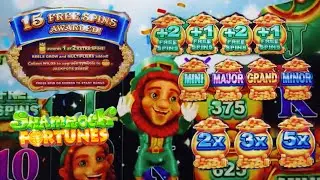 Big Jackpot Hand Pay Shamrock Fortunes Slot Machine