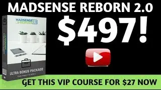 Madsense Reborn 2.0 $497 Course for $27