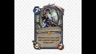 Hearthstone Quest Mage Antonidas Deck / Wild  07.2024