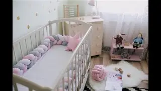 Crib Bedding - Baby Bumper Bed Braid Knot