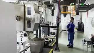 BOPET film pelletizing machine. Underwater pelletizing system.