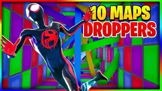 🥵best 10 DROPPER maps in Fortnite Chapter 4! - DROPPER Fortnite Code🥶