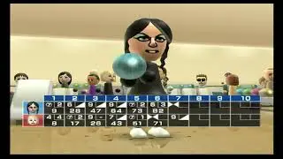 Wii Sports Bowling Eva vs Silke - New Year Match