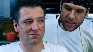 What really happens when you send your food back.  Waiting (2005) Kitchen Scene