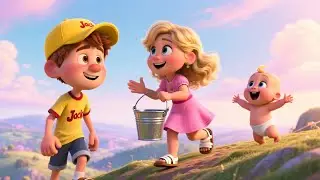 Jack and Jill 🪜💧 | Fun Kids Nursery Song | Playful Learning Rhyme