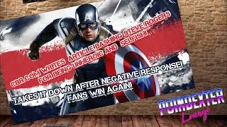 CBR.com Writes Article That Capt. America is Unheroic/Selfish. Takes It Down After Negative Response