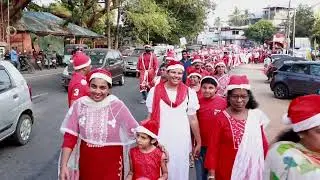 St. Mary Magdalene Church, Moothedam , Maradu , organised Santa Walk on 28/12/2025
