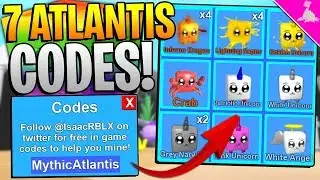 7 ROBLOX MINING SIMULATOR MYTHICAL ATLANTIS UPDATE CODES!