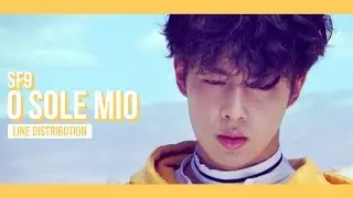 SF9 - O Sole Mio Line Distribution (Color Coded) | 에스에프나인 - 오솔레미오