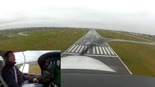 Tours de piste à Lille LFQQ par mauvais temps