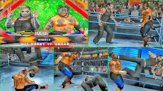 Jeff Hardy vs Umaga WWE SmackDown vs Raw 2010 PS2 1080p 60fps gameplay