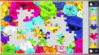 Colorful Paper Rose Flowers 🌹🌹🎉🧩// beautiful jigsaw puzzle game 🧩//@jigsawpuzzle45