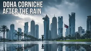  Qatar's Most Beautiful View | Doha Corniche After Rainfall