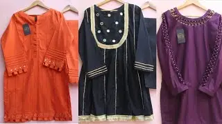 plain khaddar dress design || plain khaddar dress ideas with detailing