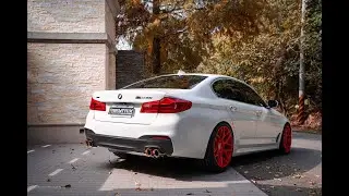 BMW G30 540i w/ ARMYTRIX Cat-back Valvetronic Exhaust l HRE Wheels X Brembo Brakes X ARMA Intake