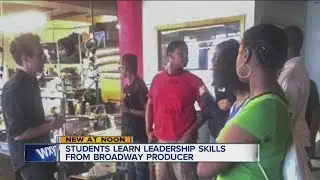Students learn leadership skills from Broadway producer