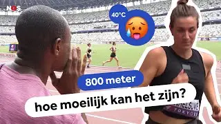 Hoe zwaar is de 800 meter? 🥵 'Start niet te snel!' | WK atletiek | NOS Sport