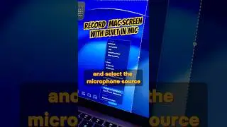 Record Mac Screen with Microphone Audio