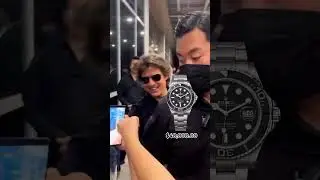 Tom cruise wears new rolex yacht master black watch cost around $40,000. #tomcruise #shorts #rolex