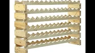 Review:  HomCom 72 Bottle Solid Wood Wine Storage Display Rack