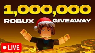 🔴 FREE 1,000,000 ROBUX GIVEAWAY LIVE (ROBLOX GIFT CARDS GIVEAWAY)