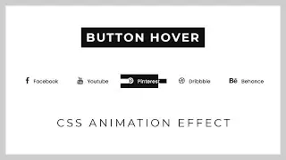 Creative CSS Button Hover Animation | CSS Animation Tutorial