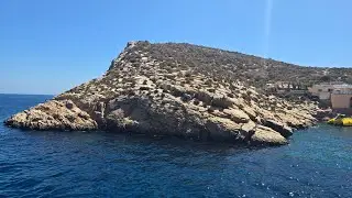 Boat trip to beautiful Benidorm Island