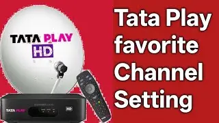 TATA play favourite channel settings in Telugu#how to set Tata play favourite channel list in telugu