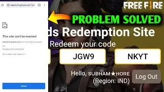 This page isn't working | FFIC Redeem code This page isn't working