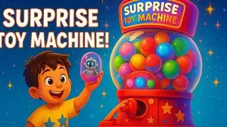 Surprise Toy Machine Song | Magical Toy Capsule Adventure for Kids!