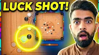 Disk Strike Caromboard ma luck shot milna qismat ki bat hy