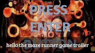 the maze runner game trailer