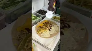 Chicken Cheese BBQ Saj Wrap