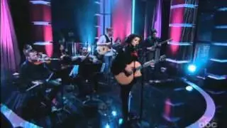 Katie Melua performs 'Sailboat' Jimmie Kimmel Show (June 2009)