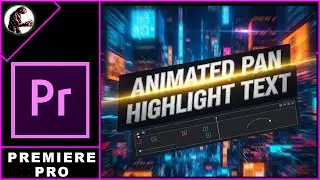 Как создать анимированный эффект панорамирования и выделения текста в Premiere Pro