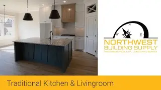 Traditional Kitchen & Livingroom