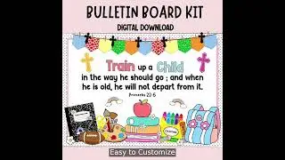 Jesus is the Core Bulletin Board - Sunday School Decor