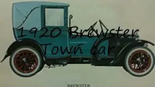 How to pronounce 1920 Brewster Town car in English?