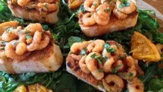 ZESTY PRAWN BRUSCHETTA