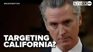 Newsom vs  Trump Feud escalates as threats are issued