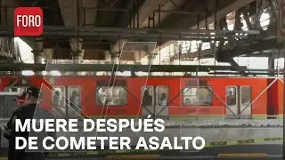 Muere asaltante al intentar huir en la estación Aculco del Metro - Paralelo 23