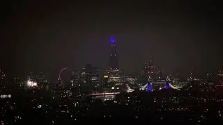 London New Year's Eve fireworks and Pyro Light Show 2021