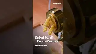 Spiral Pasta Making Machine | High-Capacity Fusilli Production Line | 50 kg / hr mini pasta machine