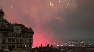 New Year Fireworks in Astana 2025