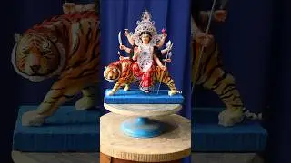 Mata Sherawali murti making with clay