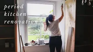 RENOVATING OUR OLD ENGLISH FARMHOUSE KITCHEN | KITCHEN RENO PART 5