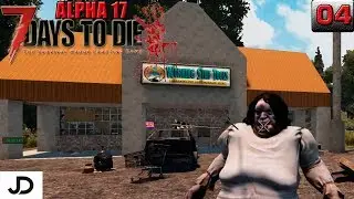 #04 | DE COMPRAS EN EL WORKING STIFF | 7 DAYS TO DIE A17 Gameplay Espa&ntilde;ol