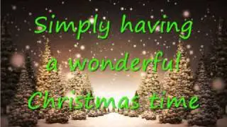 Simply Having A Wonderful Christmas Time Paul McCarney - Lyrics