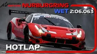 ACC | Nurburgring - Wet (Rain) + Setup | HotLap | Ferrari 488 GT3 Evo - 2:06.063